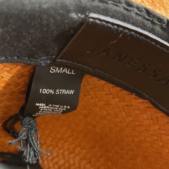 NWT Janessa Leone Panton Straw Hat - Picture 9 of 16